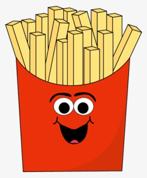 Cartoon French Fries - French Fries With Face