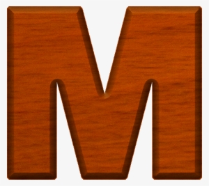 Blue Room - Letter M In Wood