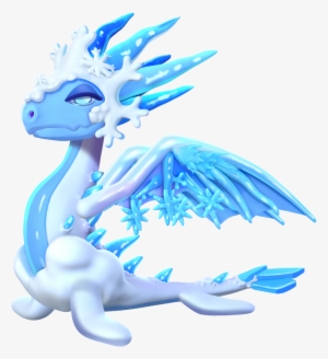 Snow Queen Dragon - Dragon Manía Legends Dragon De Caldera