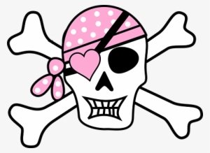 Pirate Skull Skull And Crossbones Eye Patc - Girl Pirate Skull