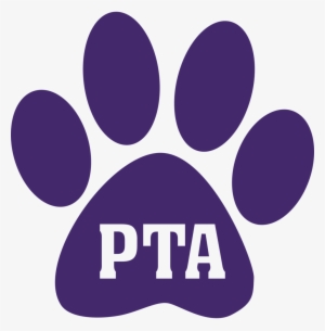 Pta Paw Print Purple