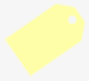 Yellow Price Tag Transparent Background