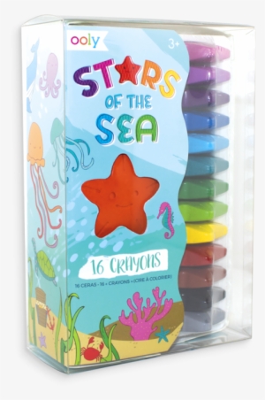 Stars Of The Sea Crayons - Ooly Stars Of The Sea Crayons, Set