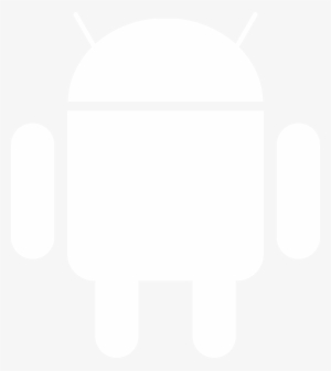Android Logo Black And White - Twitter White Icon Png