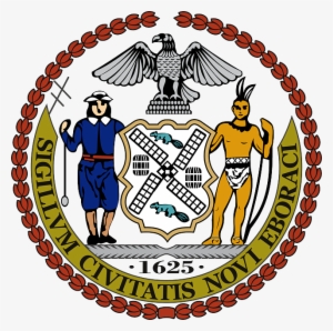 Seal, New, City, Flower, Circle, Eagle, Border - New York County Seals