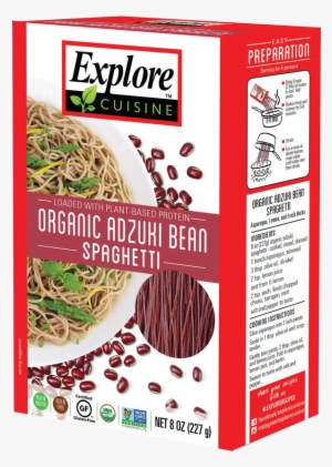Explore Cuisine Organic Bean Pasta - 5 Pack Of Explore Cuisine Organic Adzuki Bean Spaghetti