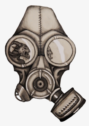 Clip Transparent Download Apocalypse Drawing Gas Mask - Drawing