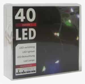 Led String Chain Fairy Lights Multicolour With Silver