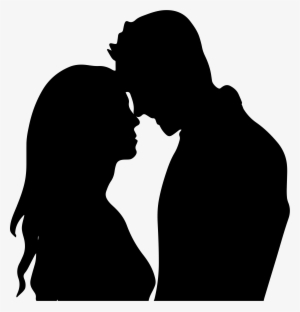 Romantic Couple Silhouette - Couple Silhouette