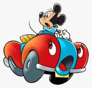 Mickey Mouse Clipart - Mickey Mouse And Car