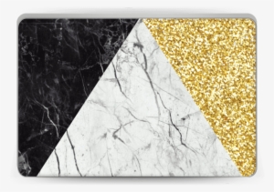 A Mix Of Marbles And Gold Glitter Printed On A Fabulous - Marble