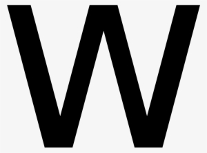File Letter W Svg Wikimedia Commons - Letter W Transparent