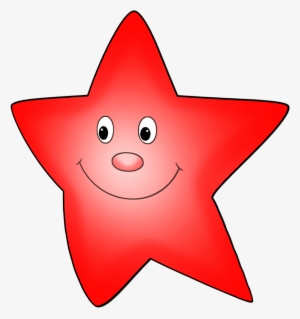 Stars Clipart Comet - Star Red Clipart