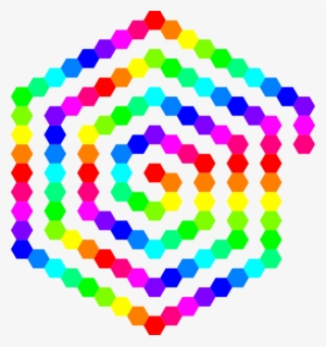 120 Hexagon Spiral Svg Clip Arts 558 X 597 Px