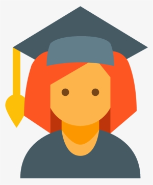 Banner Library College Vector Graduated Student - Male Student Icon