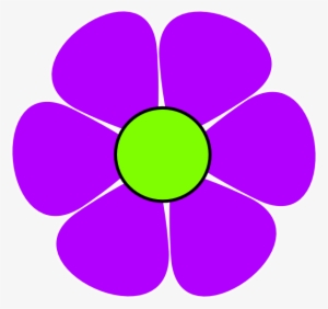 Purple Flower 2 Clip Art - Flowers Clip Art Purple
