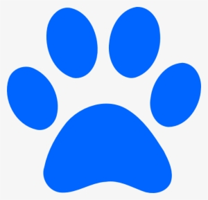 How To Set Use Blue Paw Print Clipart