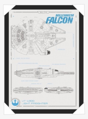 #408 - Official Star Wars Millenium Falcon A3 Poster
