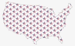 This Free Icons Png Design Of Usa Map Star Pattern