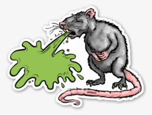 Rat Barf Sticker