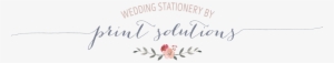 Print Solutions Wedding Stationery - Call Me Madam