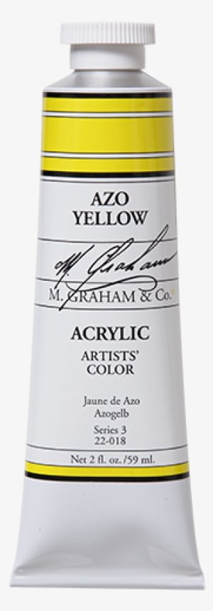 Graham Artists' Paint - M. Graham 2-ounce Tube Acrylic Paint, Cadmium Yellow