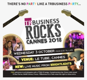 V2 Trbusiness Rocks Cannes18 October - October 18