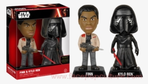 Funko Star Wars Ep7 The Force Awakens Finn And Kylo - Funko Mini-figures - Star Wars Episode Vii Wacky Wobblers