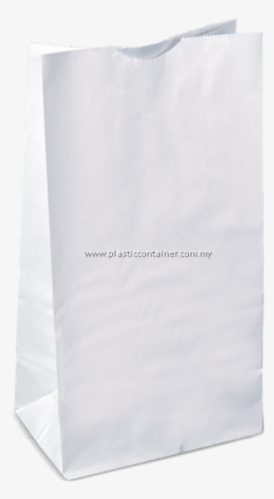 Paper Bag Sos No - White Take Away Paper Bag