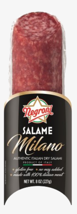 Salame Milano 8 Ounce - Negroni Speck Dry Cured Smoked Ham