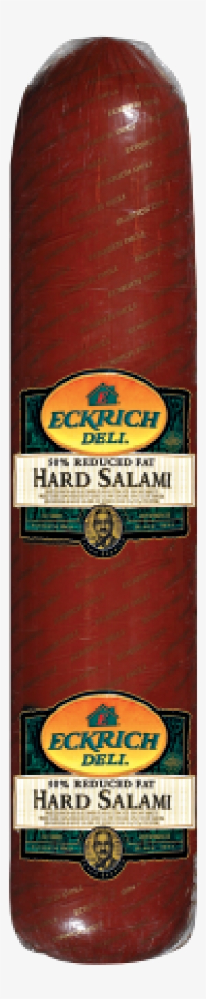 Lo Fat Hard Salami - Eckrich Hard Salami Stick Deli - Salami