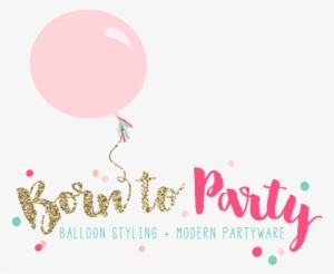 Modern Partyware And Balloons - Party Balloons Logo