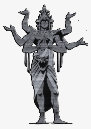 6 Armed Metal Boss - Red Indian God Transparent PNG - 884x1222 - Free ...