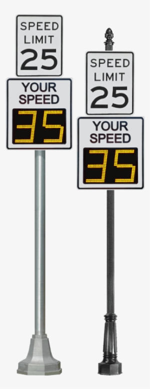 Pole Options - Speed Limit Sign