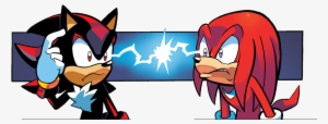 Knuckles The Echidna Shadow The Hedgehog Angry Archie - Sonic Universe