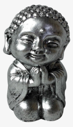 Little Buddha Statue - Silver Buddha Statue
