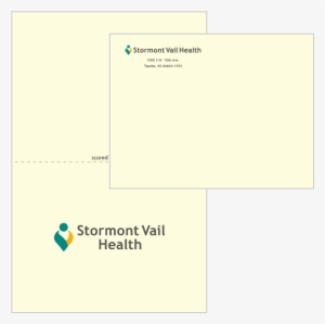 stormont vail note card - logo