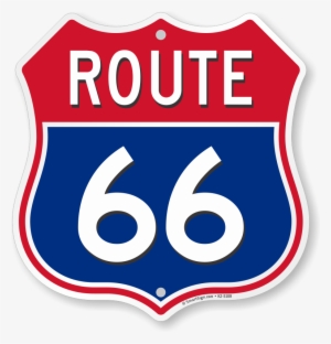 Route Marker Shield Sign - Us Route 66 Sign