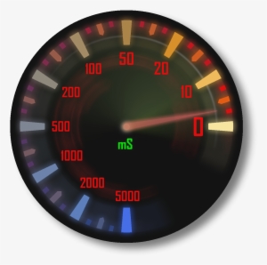 Lag-speedo - Aviator Clock Gauge
