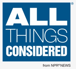 Every Weekday, Hear Four Hours Of Breaking News Mixed - Npr All Things Considered Logo Png