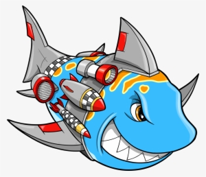 Shark Clipart Robot - Shark Robot Vector