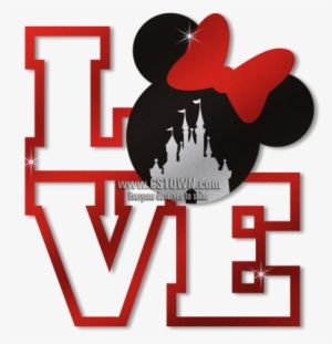 Love Disney Minnie Mouse Cartoon Heat Transfer