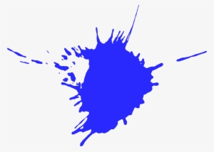 10 Blue Paint Splatters - Salpicadura De Pintura Azul