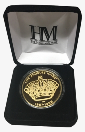 La Kings 50th Anniversary Queens Crown Gold Minted - Highland Mint
