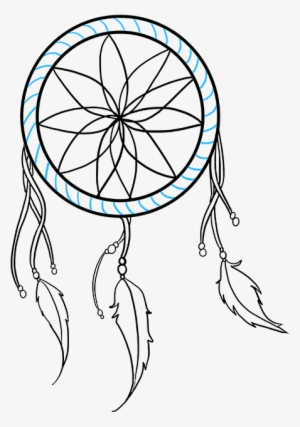 How To Draw A Dream Catcher Really Easy Drawing Tutorial - Simple Dream Catcher Drawing