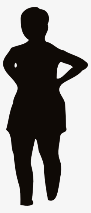 Fat Woman Silhouette Png