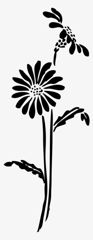 Flowers Silhouette - Flower Silhouette Transparent Background