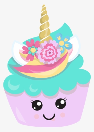 Magical Unicupcake Cutting Files Svg, Dxf, Pdf, Eps - Unicorn Cupcake  Cartoon Transparent PNG - 1801x1800 - Free Download on NicePNG