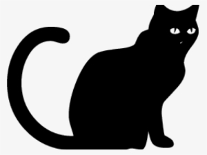 Black Cat Silhouette - Black Cat Silhouette Png