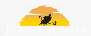 The Lion King's Timon & Pumbaa - Timon And Pumbaa Logo